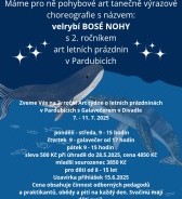 Kultura i s pohybem i tancem pro děti o letních prázdninách 2025 znovu II. v Pardubicích